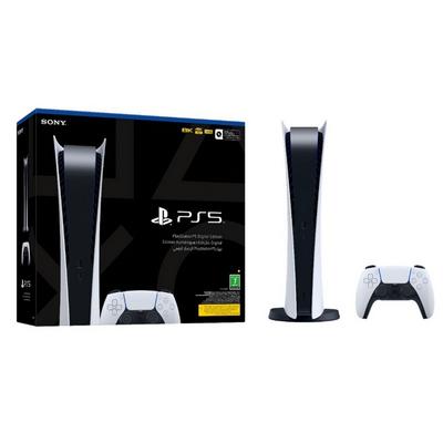 بلاي ستيشين 5، ديجتال، مع أداة تحكم إضافية باللون الاسود 